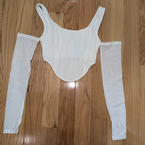 1S. NWOT BY.DYLN ARIA CORSET TOP - Picture 5 of 8